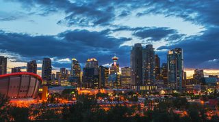 Calgary Night Skyline