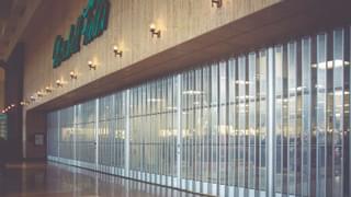Wayne Dalton security accordion grille for store