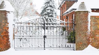 Classic Automatic Gate In Winter Min