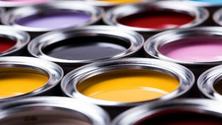Colourful Paint Cans