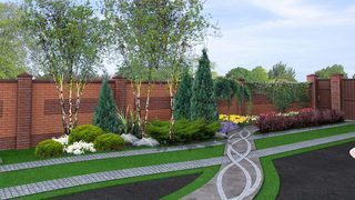 Landscaped Front Entrance Min