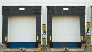 Loading docks with edge of dock levelers