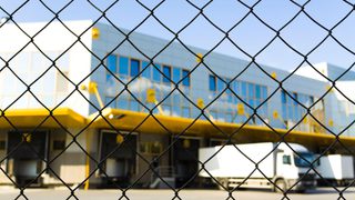 Logistics Center Chain Link Gate Min