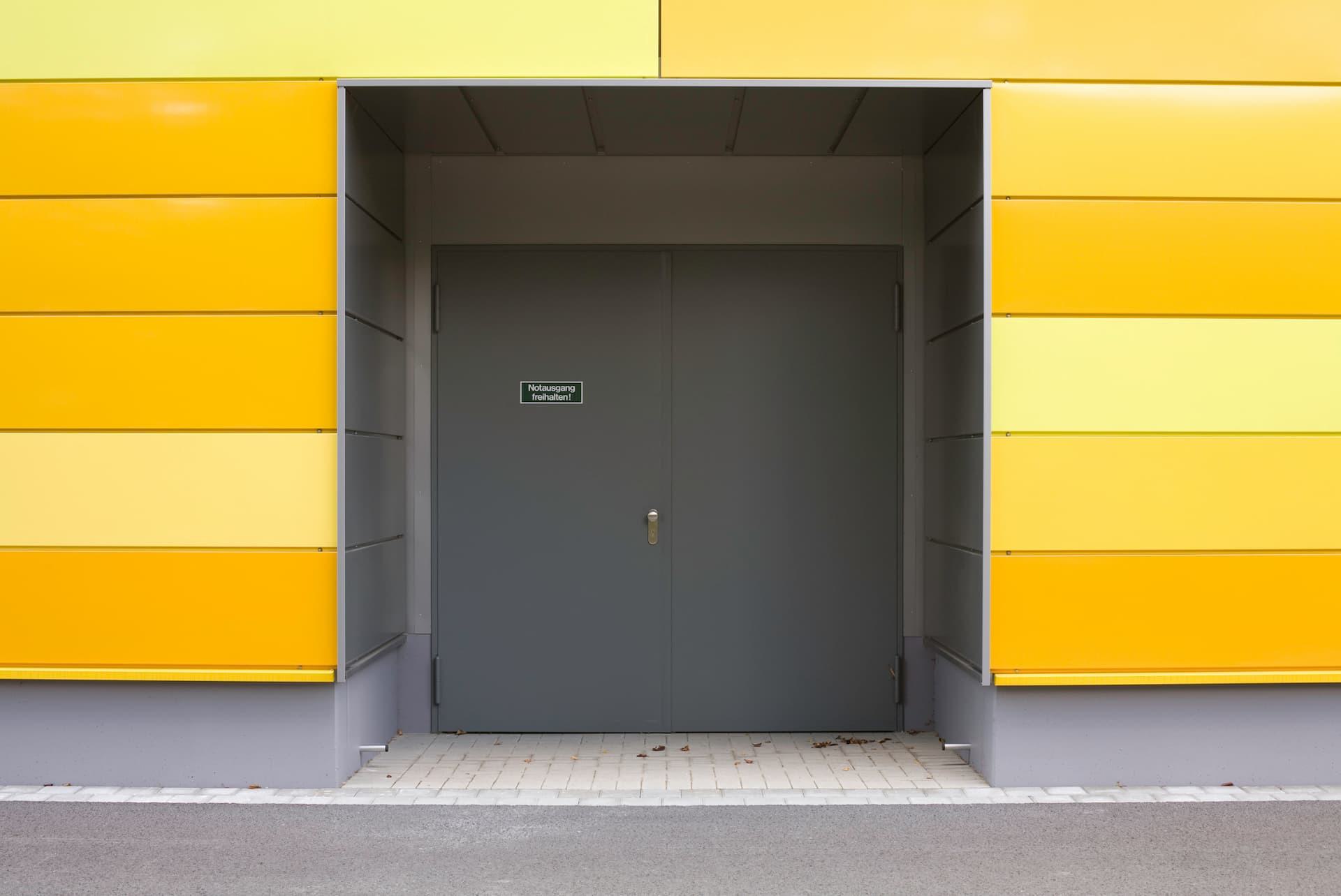 man door emergency exit
