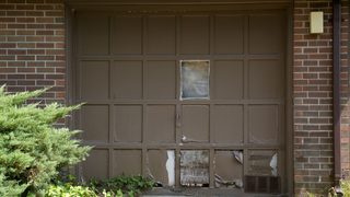 Old Wooden Cracked Door