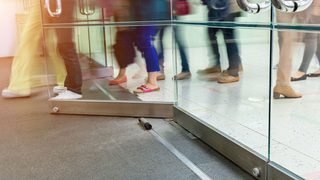 Pedestrian Door People Entrance Min