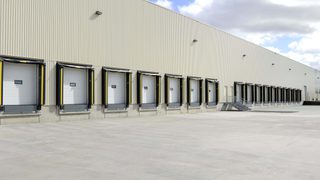 Row of loading docks