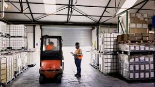 Warehouse loading dock orange min