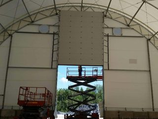 16X20 Vertical Lift Doors Russell Funk Wpg
