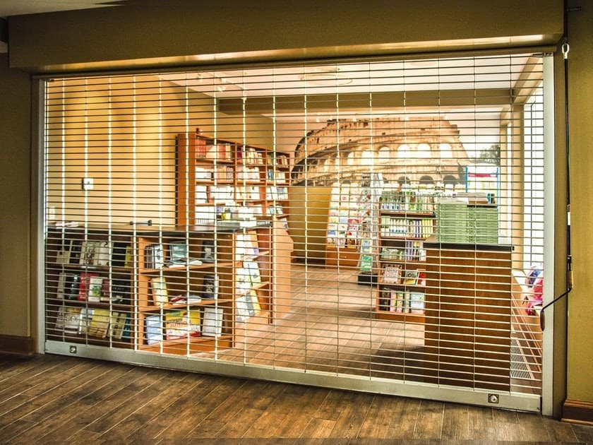 commercial grilles for a book shop