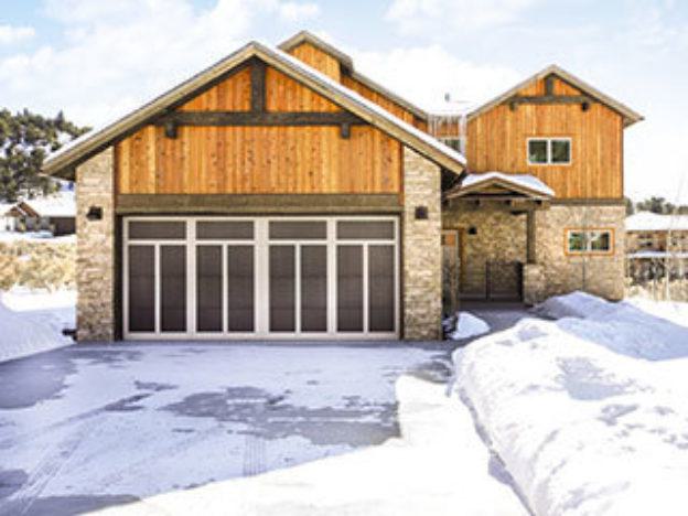 Rustic home exterior garage door Rustic home exterior garage door