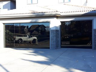 Luminous Garage Doors 8450 Modern Glass Garage Door 01