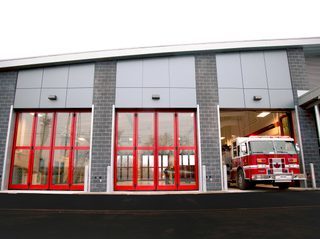 Saskatoon Fire Hall Garage Door Install