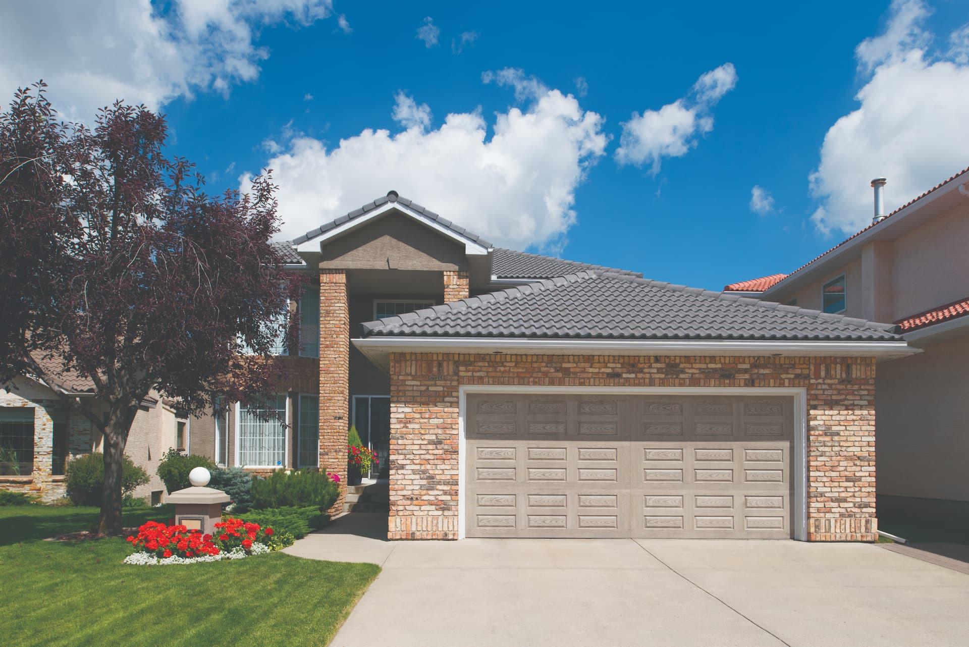 Wayne Dalton 8680 HRP clay garage door