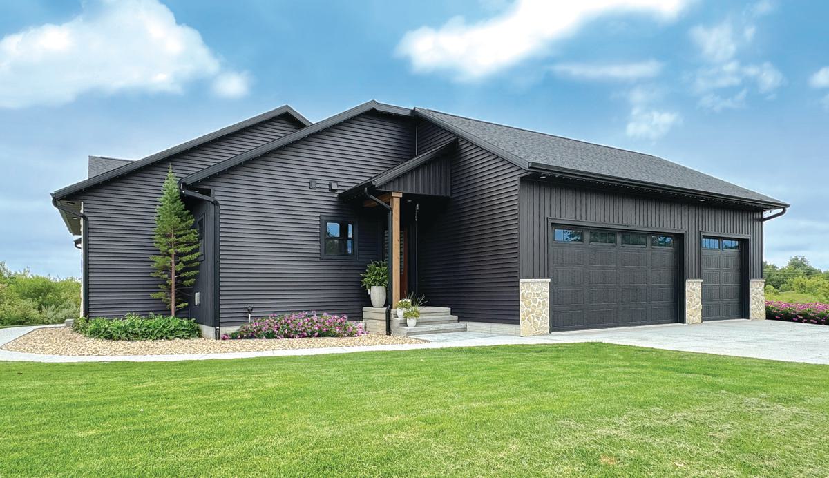 • Wayne Dalton Model 8300 black garage door