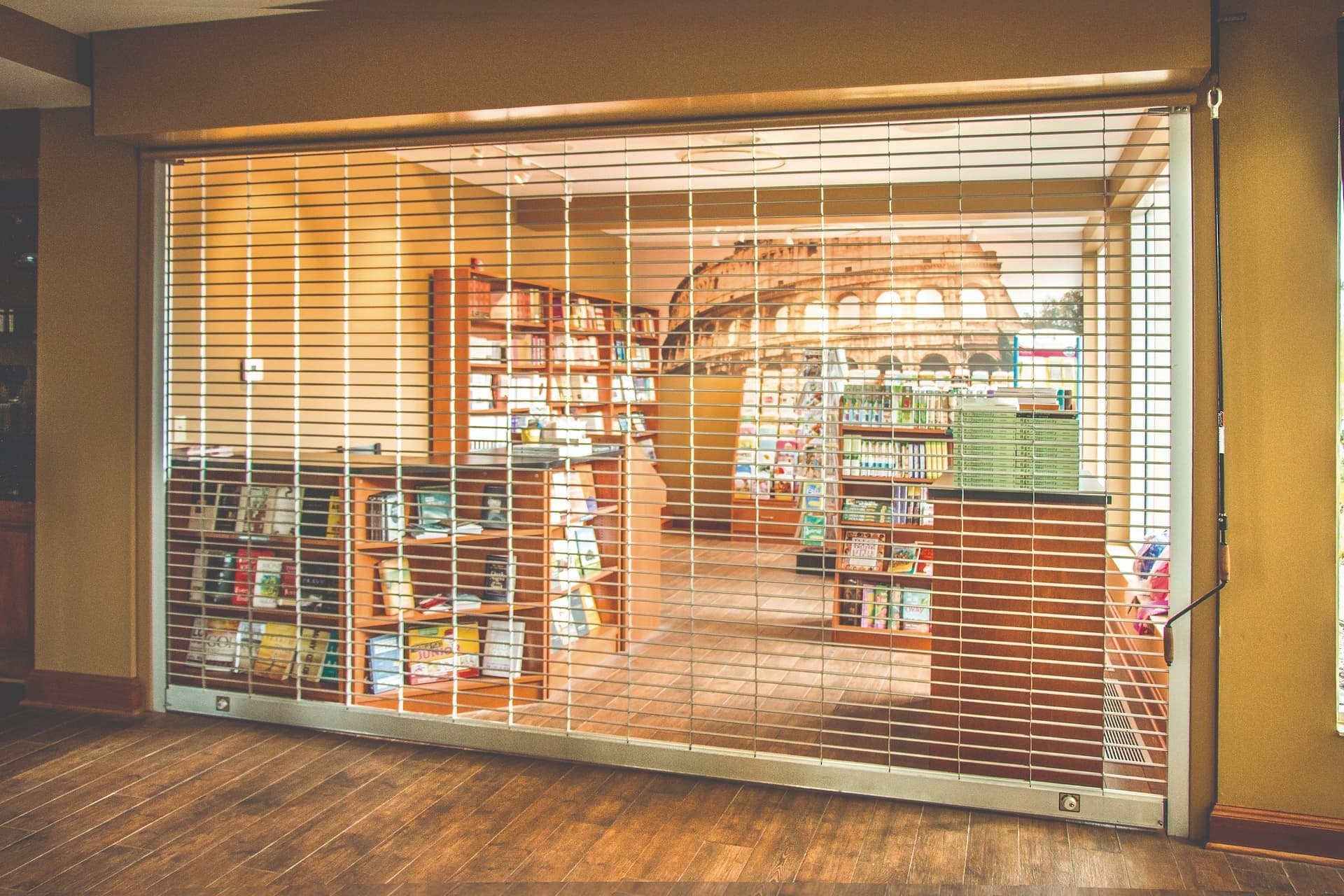 Wayne Dalton security shutter for small shop