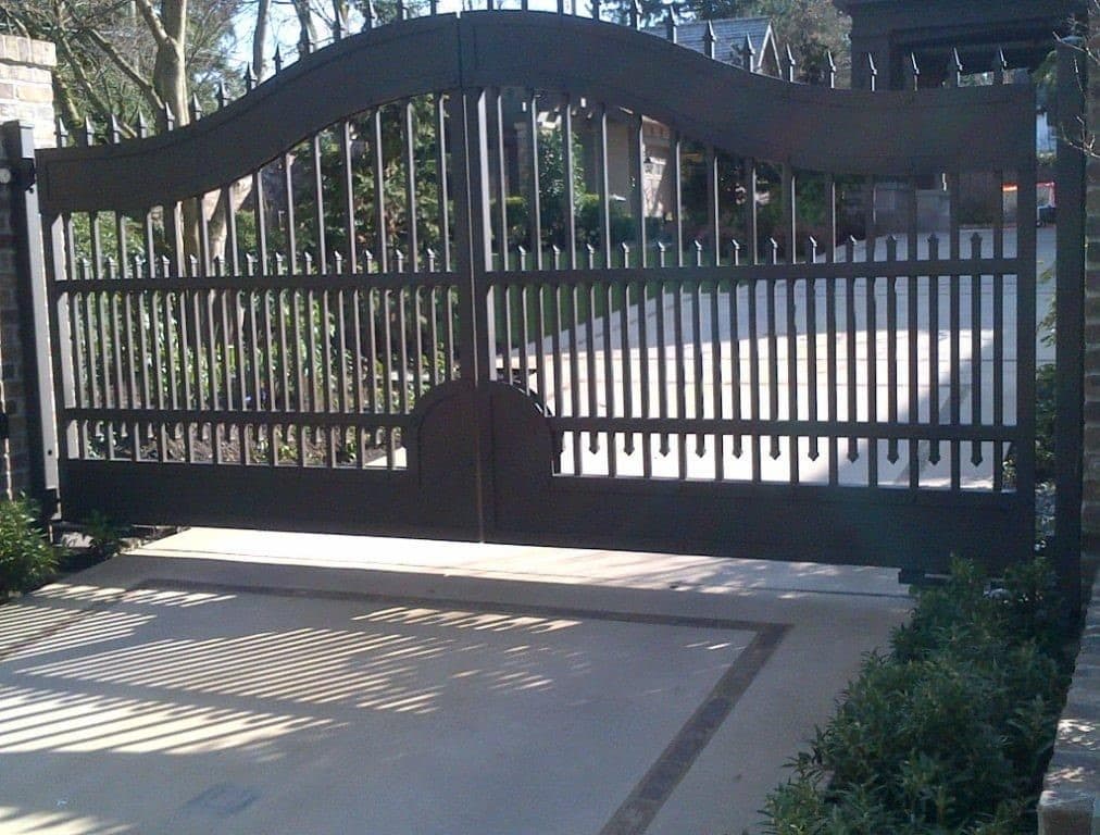 creative door services metal driveway gate