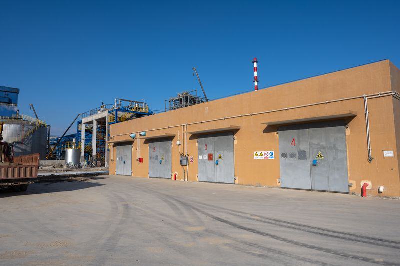 chemical factory blast doors