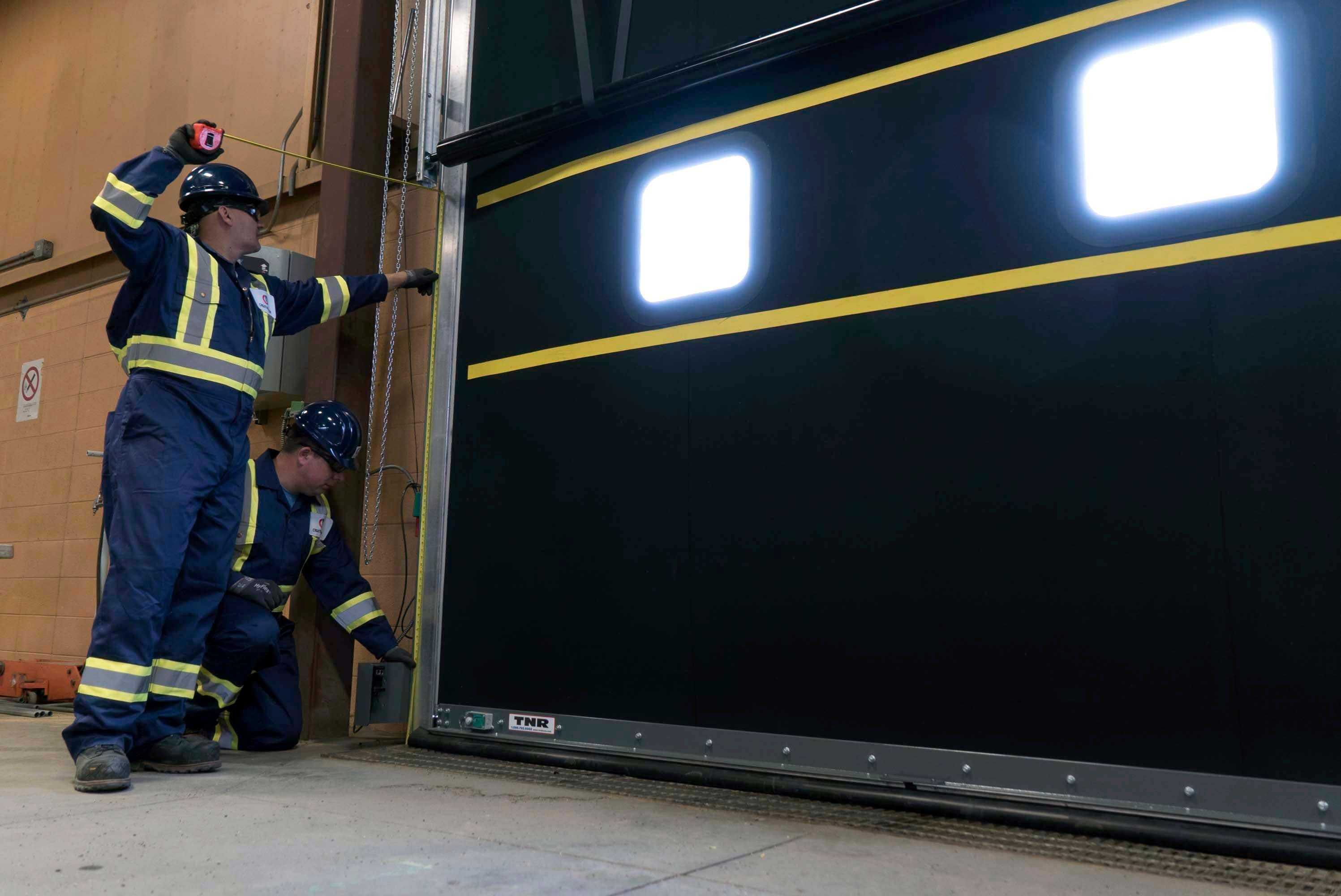 commercial overhead repair technicians working commercial overhead repair technicians working