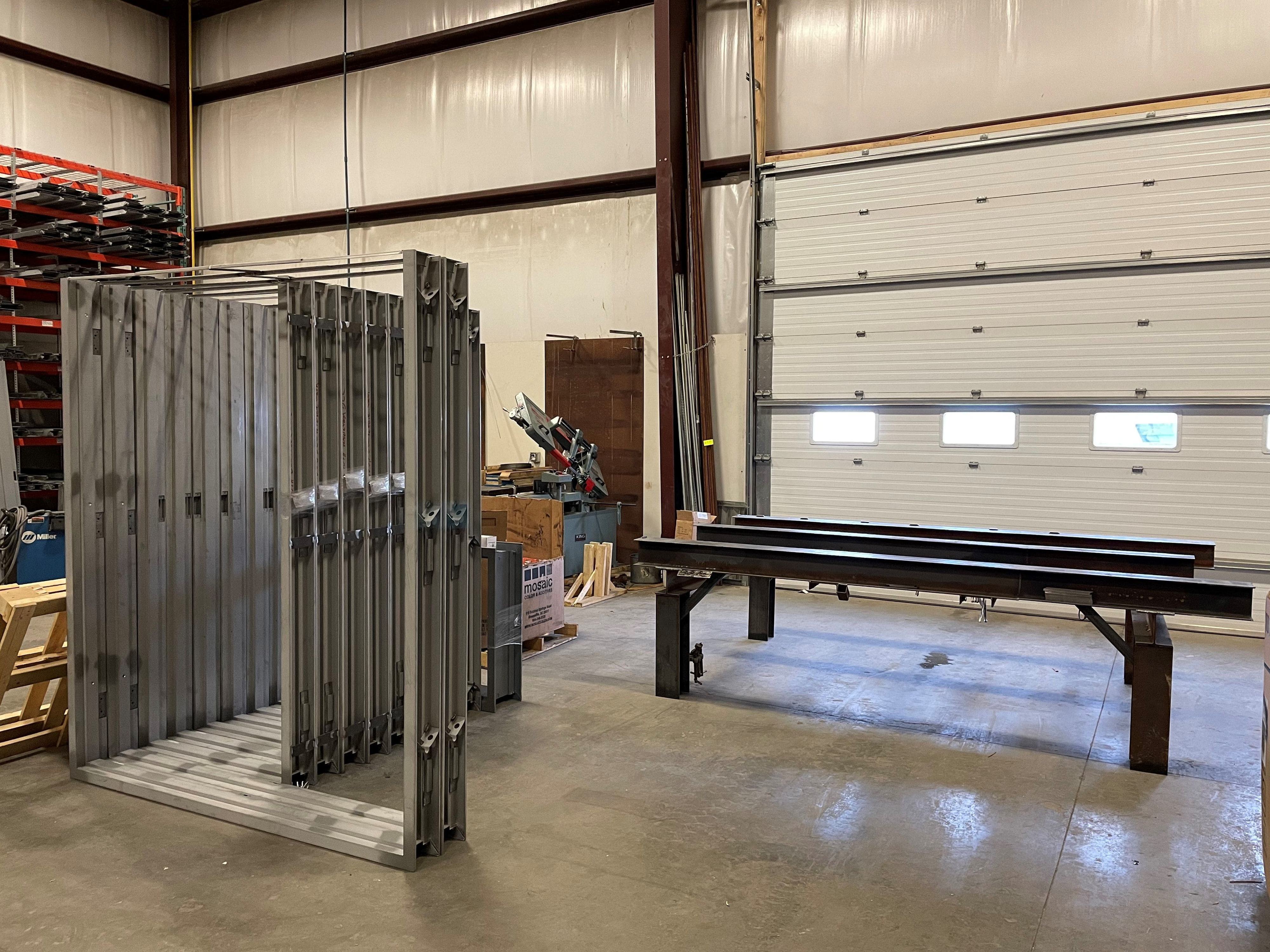 custom built hollow metal pedestrian doors by creative door services