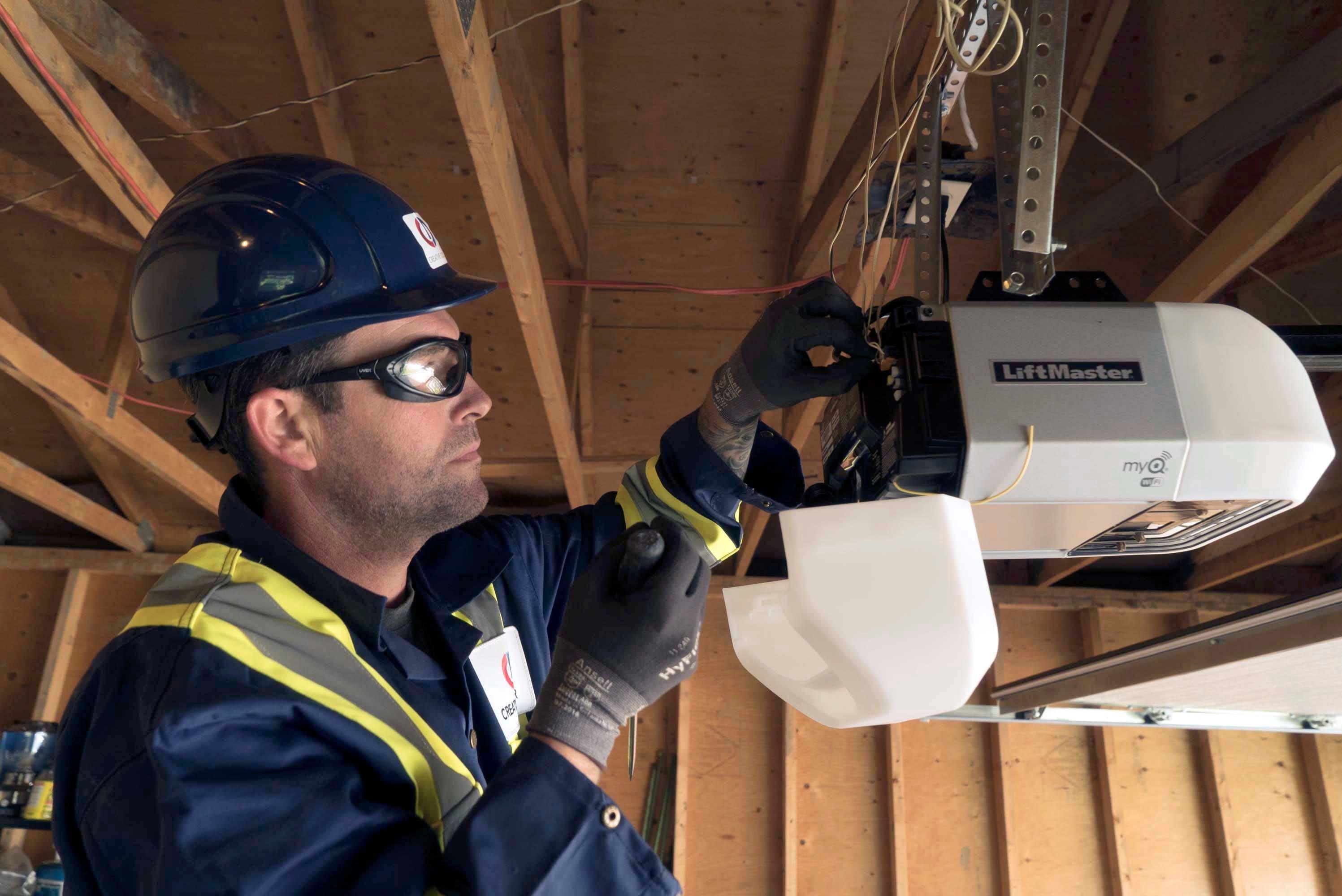 repairing a faulty garage opener