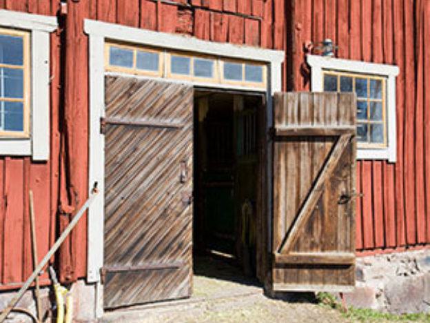 Wooden barn door Wooden barn door
