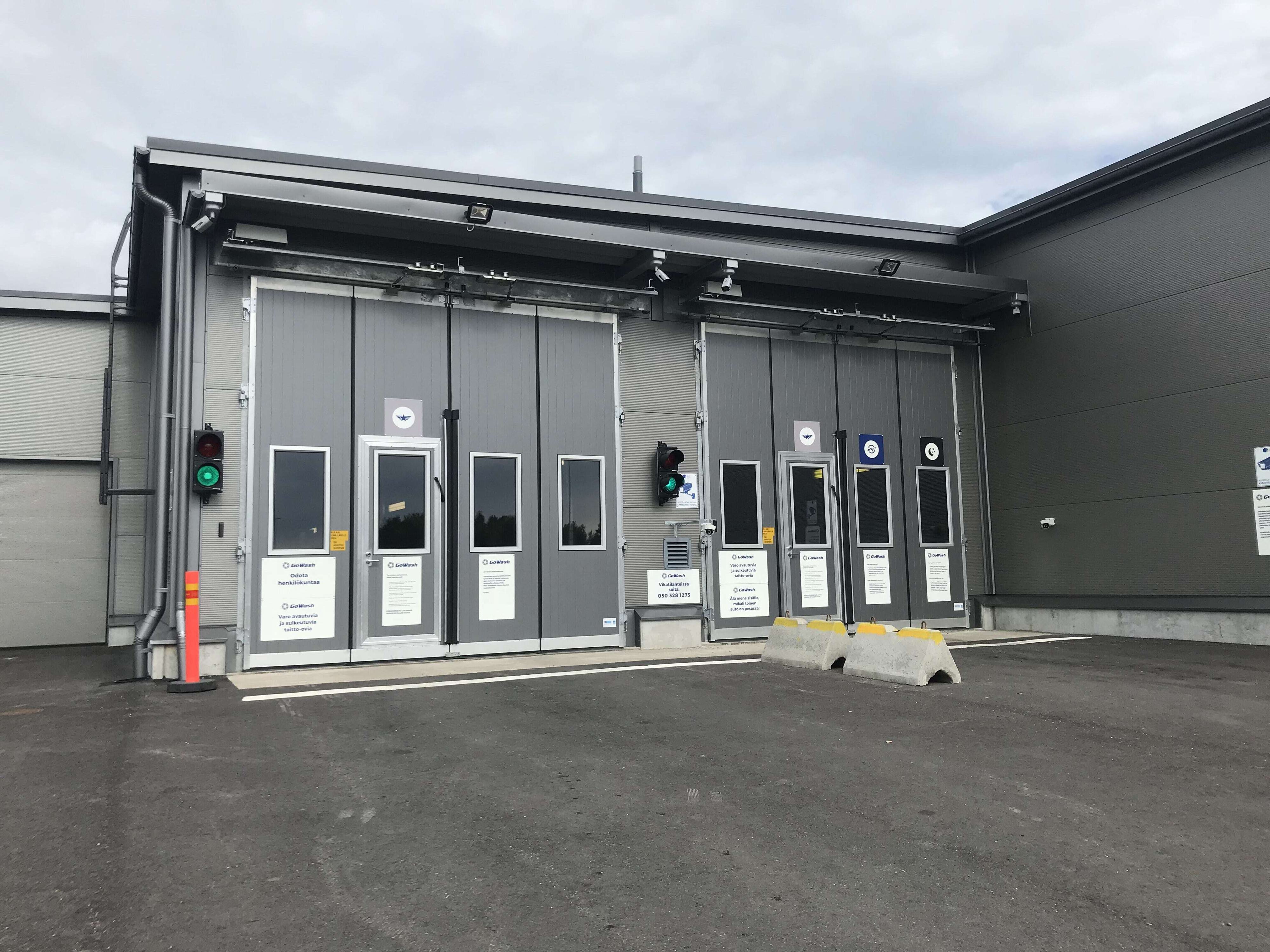 line of FinDoor commercial sectional doors