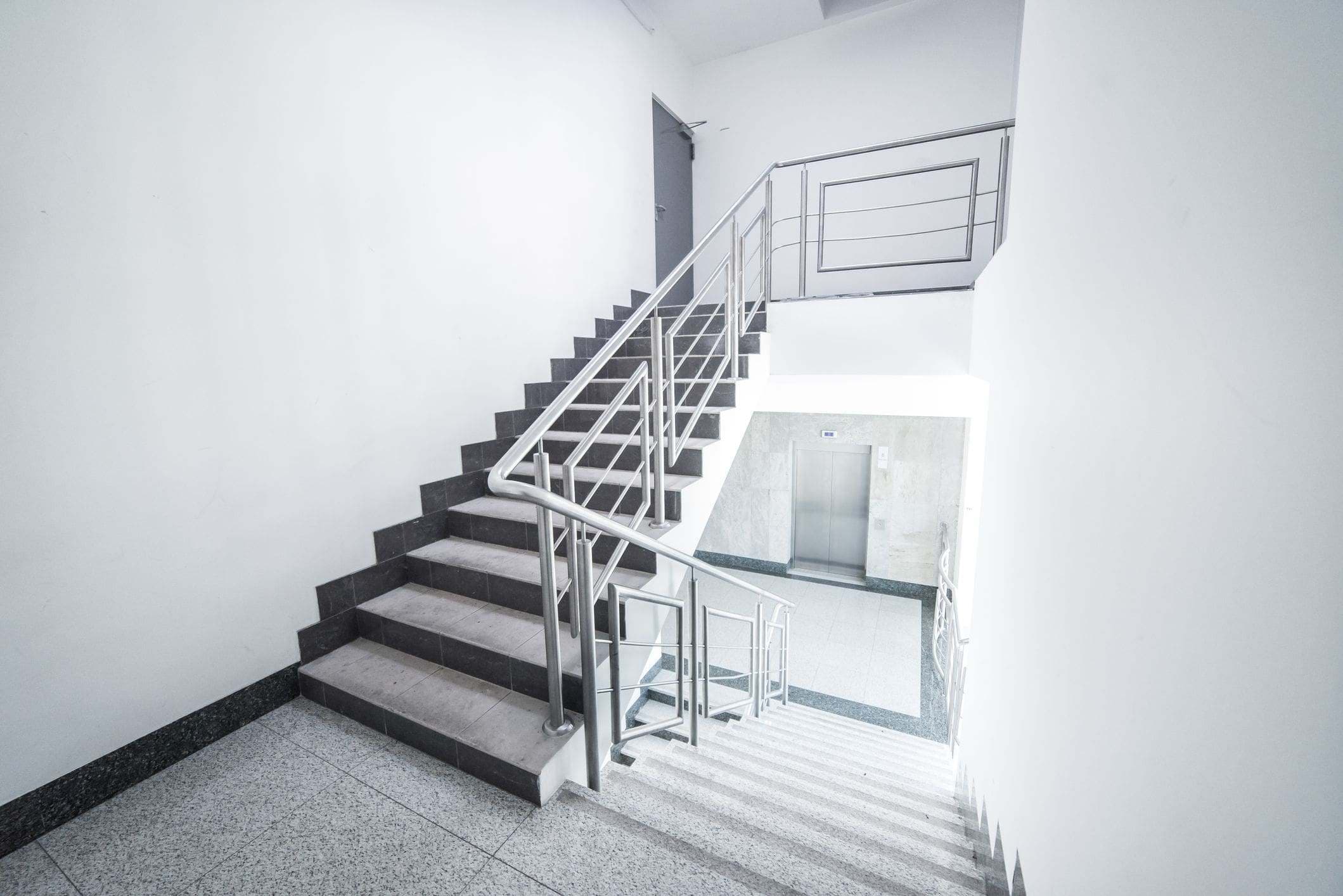 interior stairwell fire escape access 