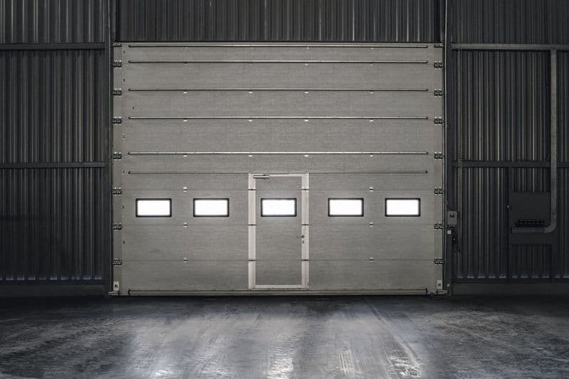 industrial steel sectional door