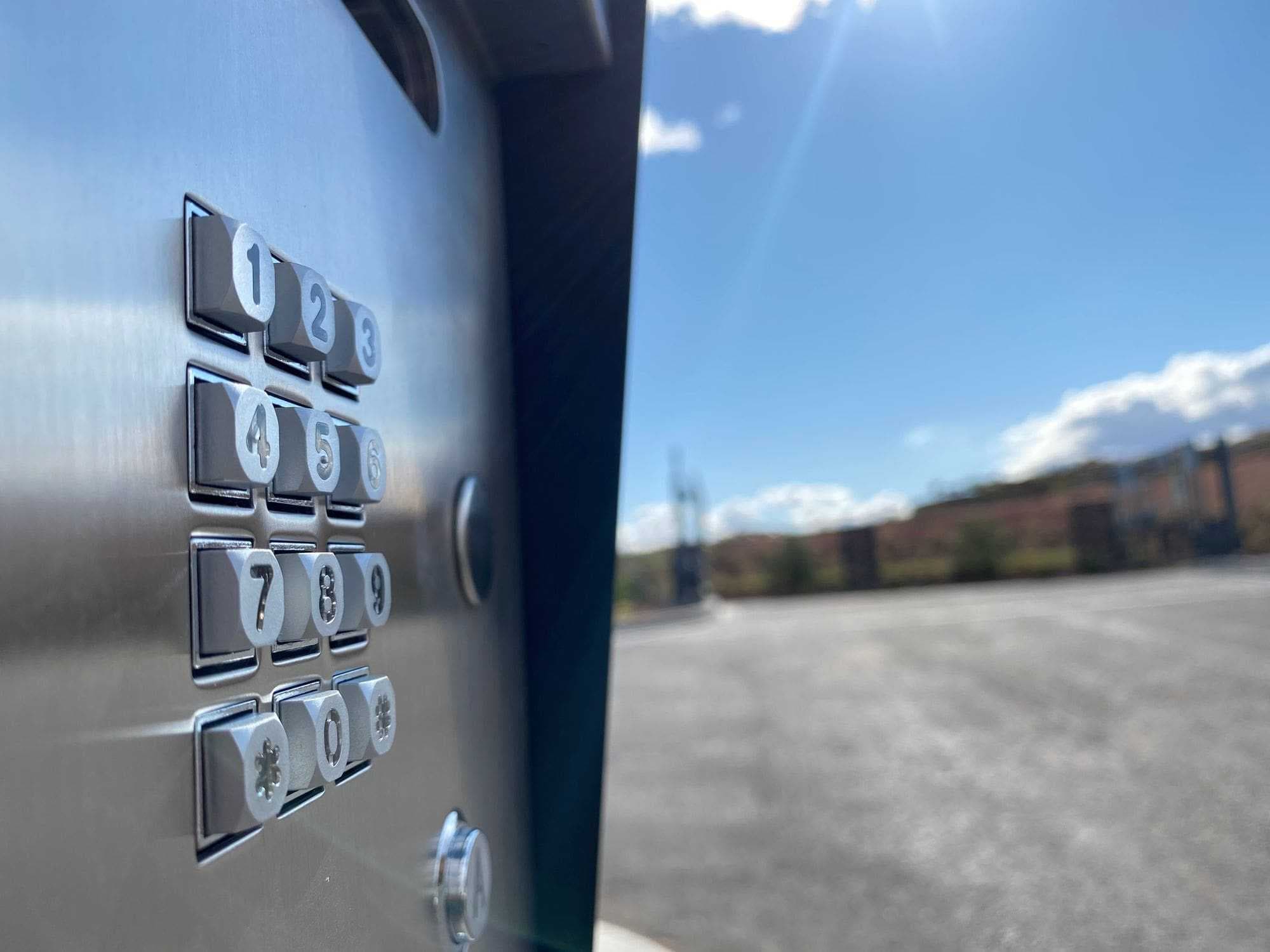industrial keypad entry for access controls