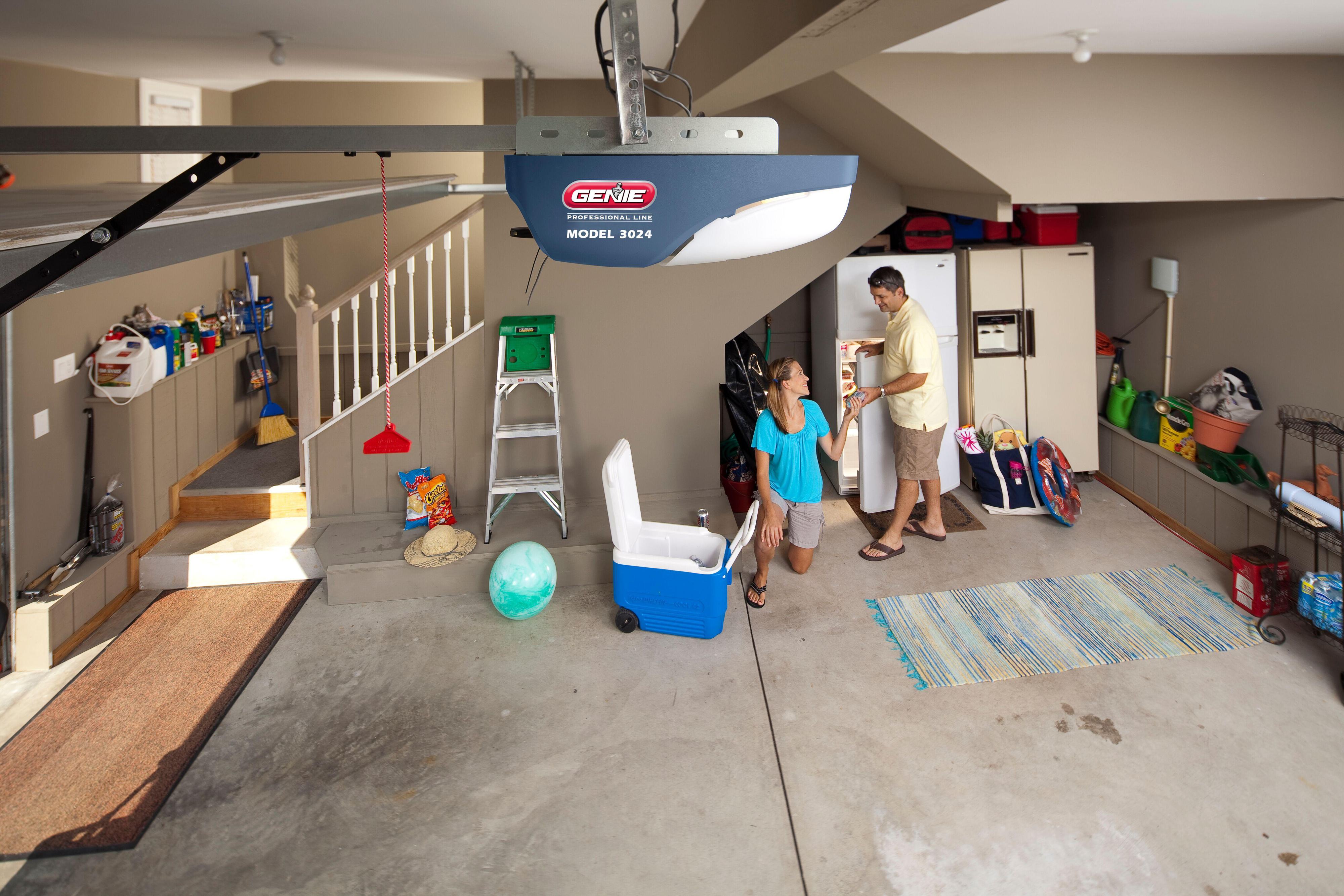 genie garage door opener in a family-friendly safe garage genie garage door opener in a family-friendly safe garage