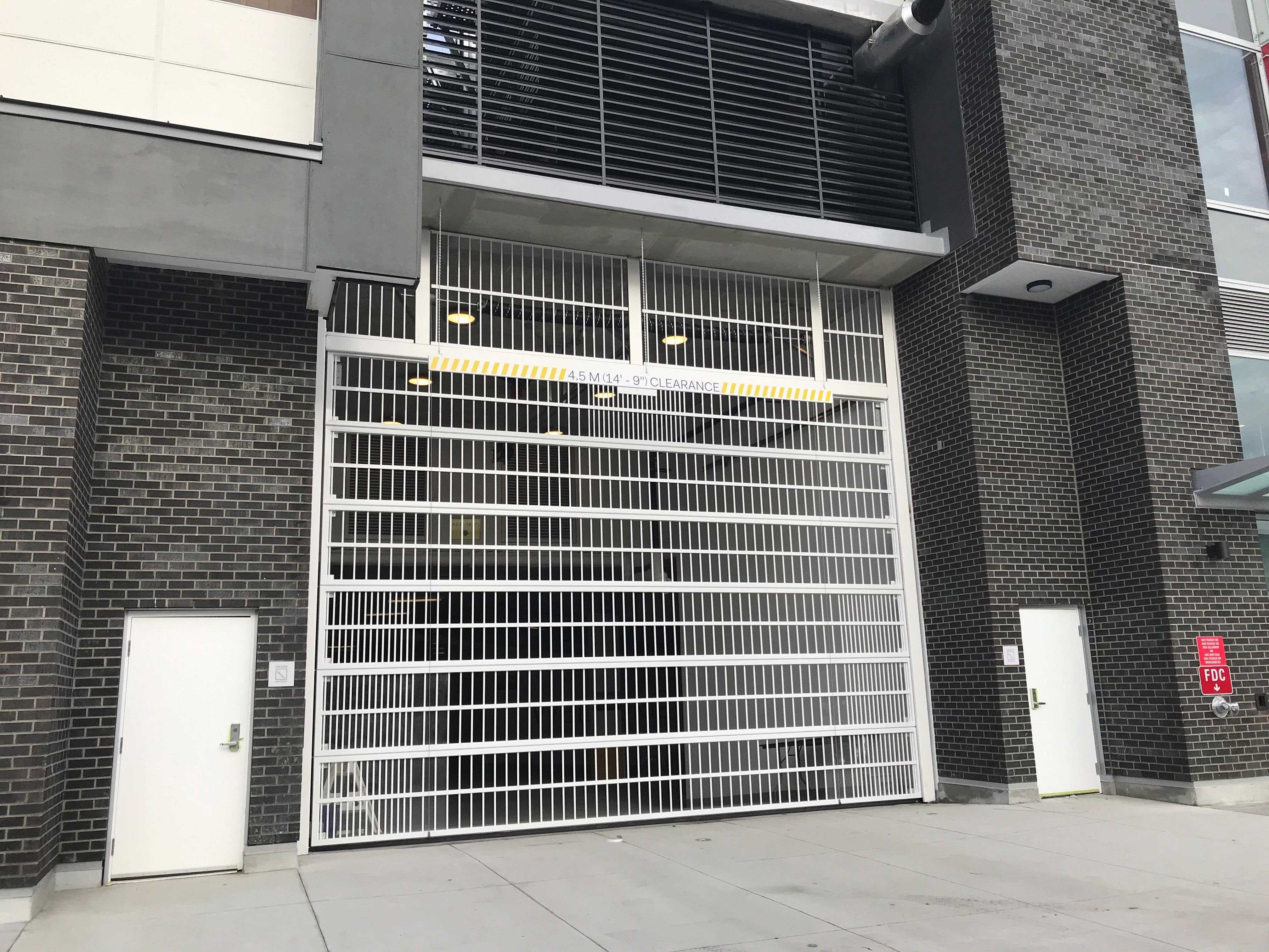 parking garage gate