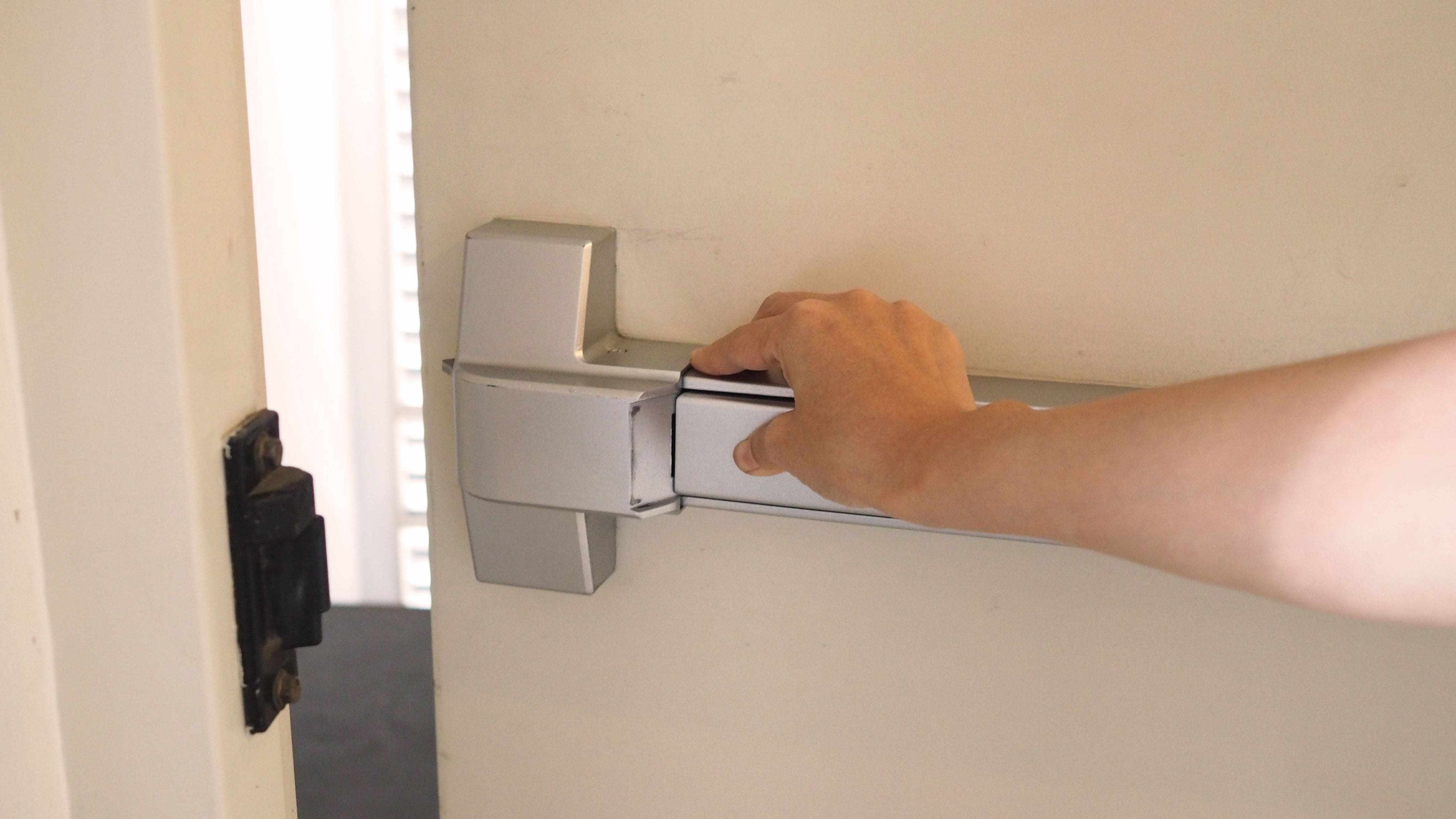 pedestrian door exit crash bar pedestrian door exit crash bar