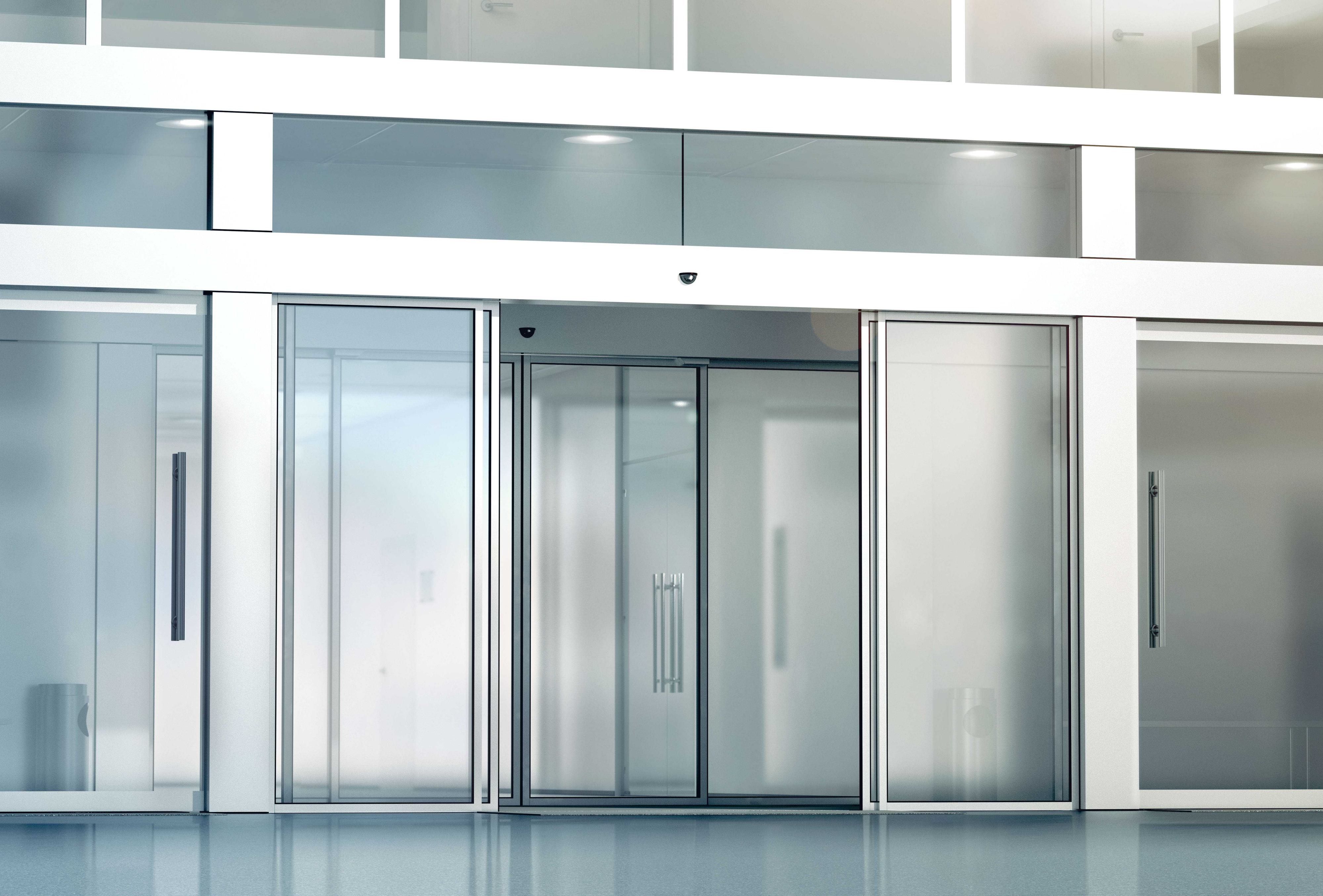 glass automatic pedestrian doors glass automatic pedestrian doors
