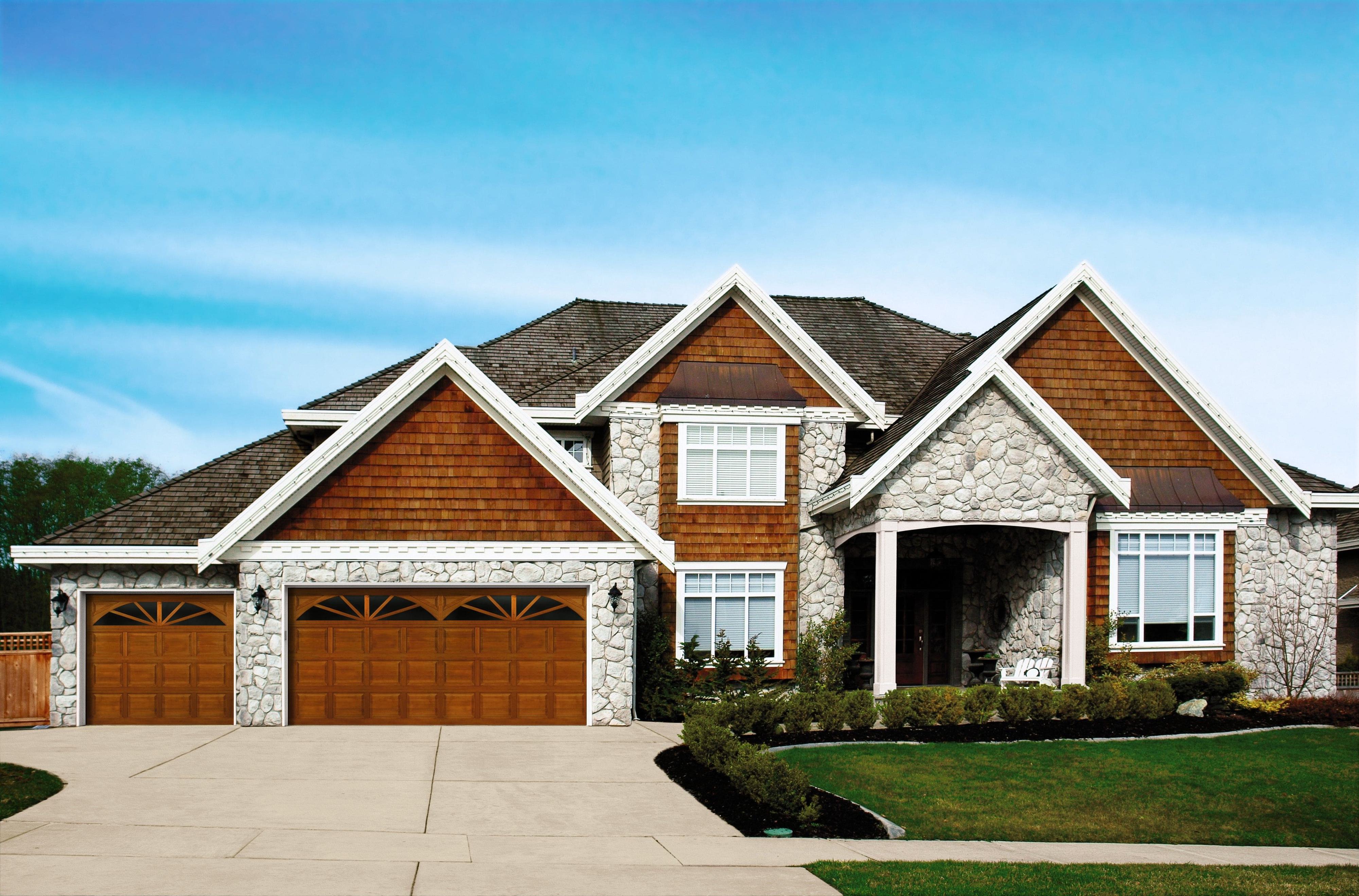 sunray window wayne dalton doors on a bright sunny day