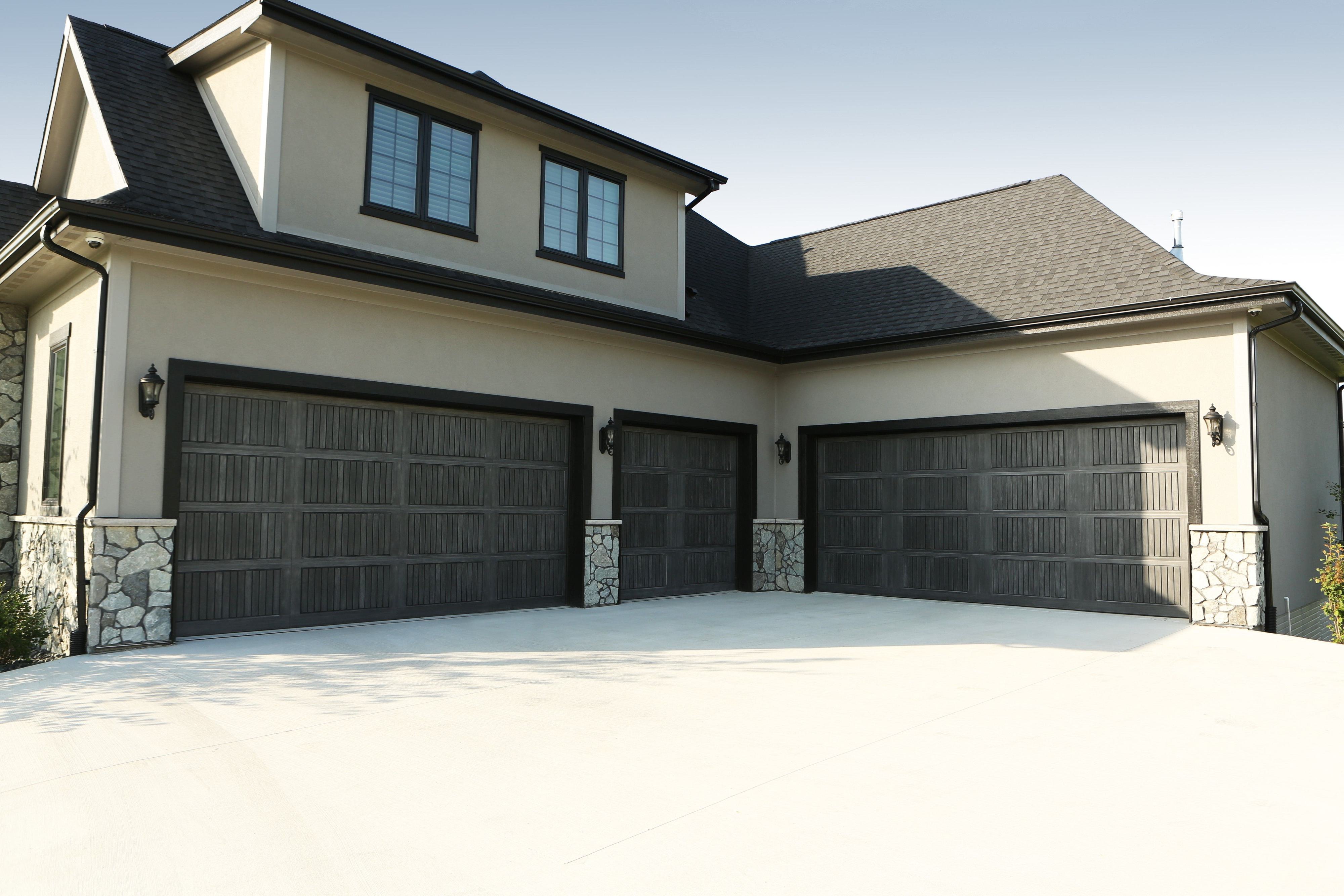 grey sonoma garage doors