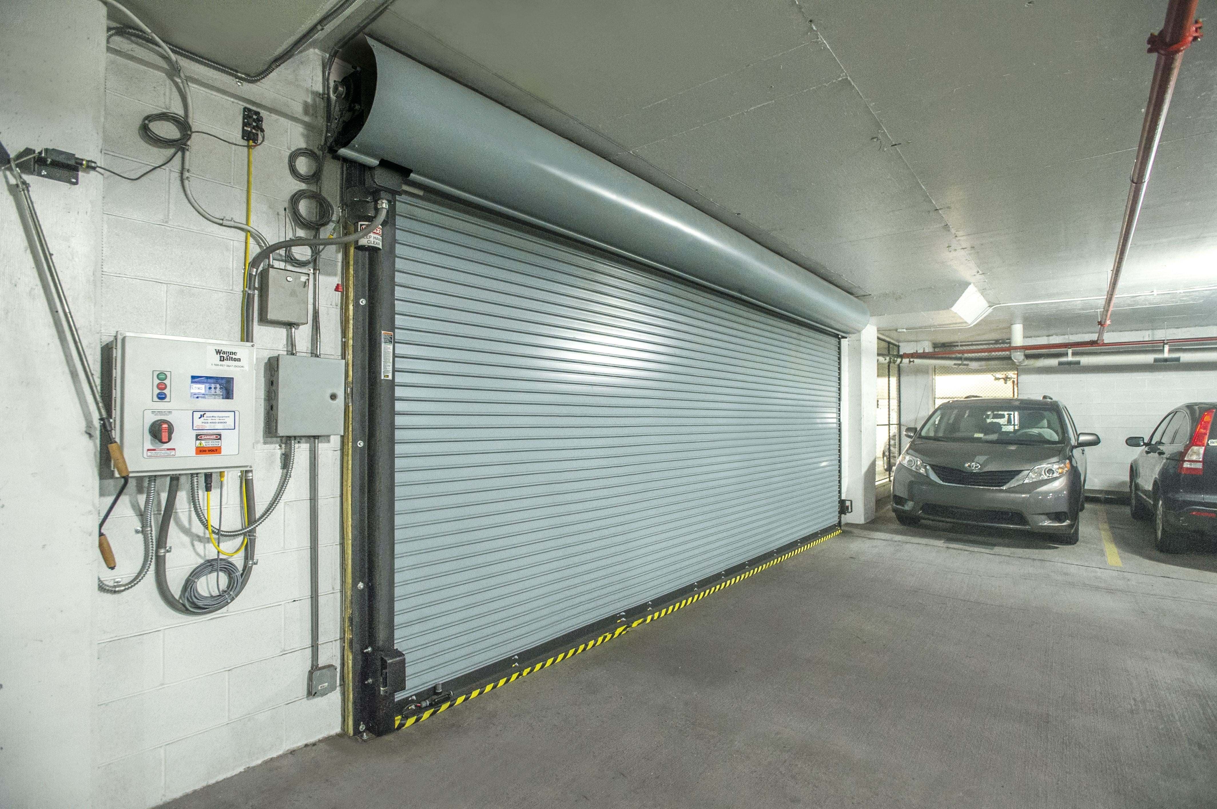 brand new wayne dalton rolling overhead door for underground parking gaarge