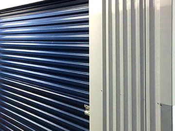 Blue Security Shutter
