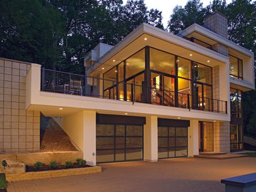 Style View Custom Mixed Panel Bronze Tinted Glass