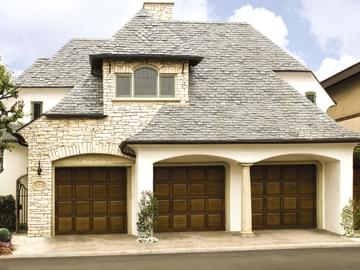Wood 310-317 residential garage doors
