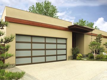 Modern Glass 8800 garage door
