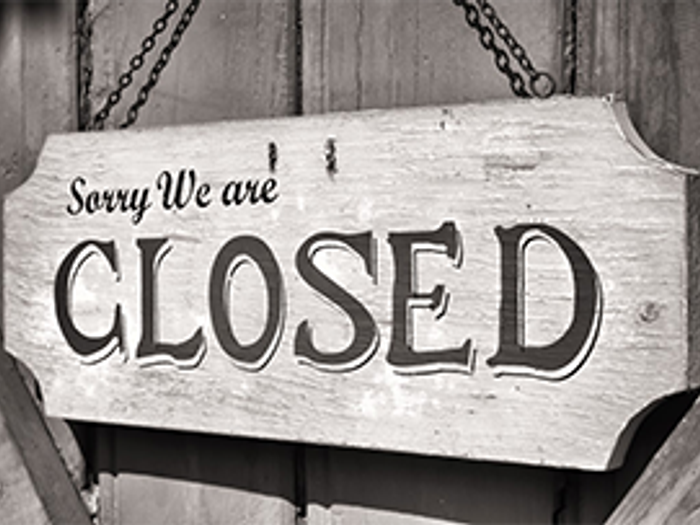 Sorry We Are Closed