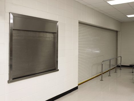 Integral Frame Counter Shutter commercial door