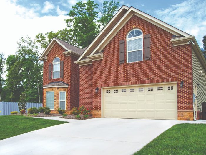 Home with Wayne Dalton Model 8500 garage door