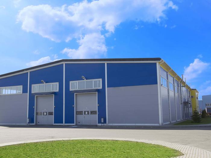 Industrial building exterior