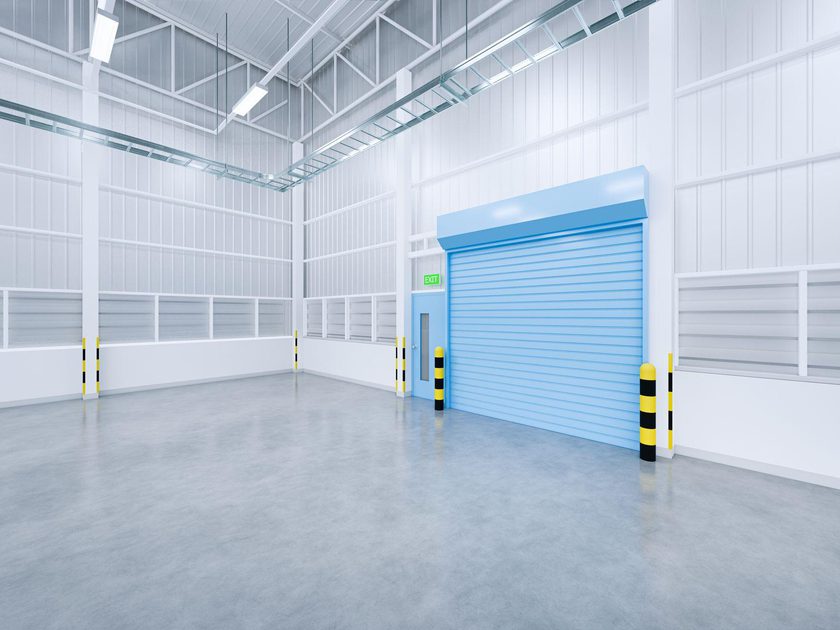 Rolling Door Light Blue Min