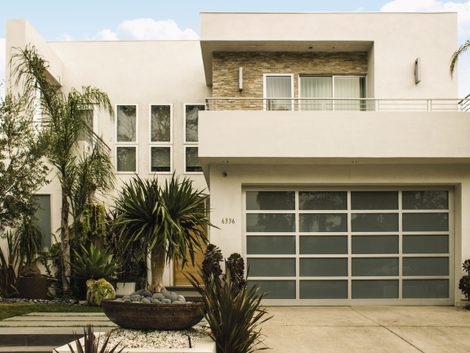 Modern Glass 8800 garage door