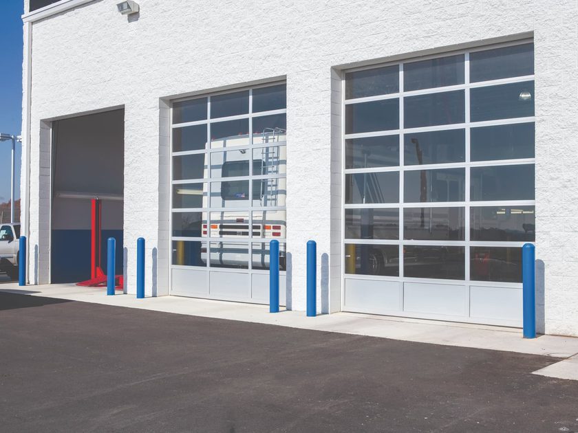 Wayne Dalton 451 452 aluminum full view commercial sectional door