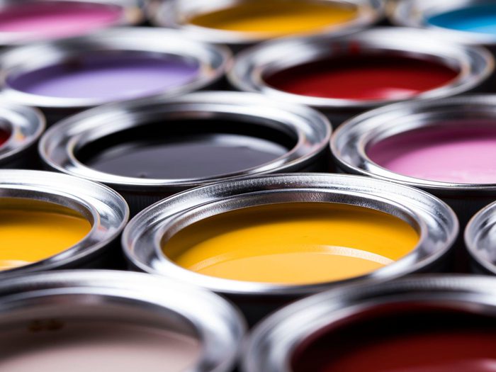 Colourful Paint Cans