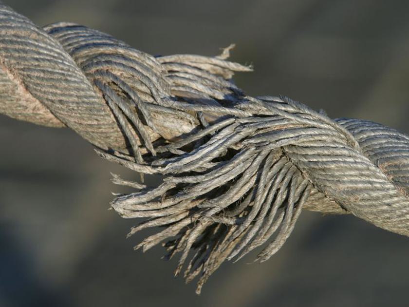 Frayed pulley cable min